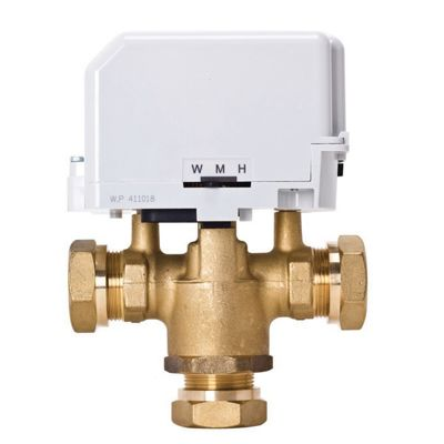 Drayton 22mm 3 Port Mid-Position Motorised Valve & Actuator