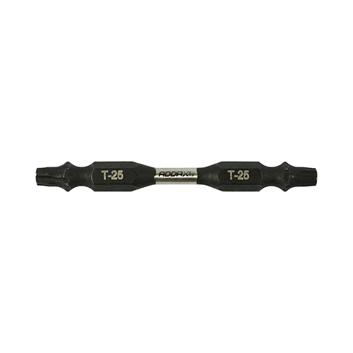 Addax X6 TX25 Torx Impact Driver Bits - Extended Double Ended 65mm - Pack of 2