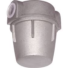 3/8" FxF Aluminium Oil Filter (w/ Paper Filter)