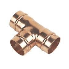 22mm Solder Ring Equal Tee