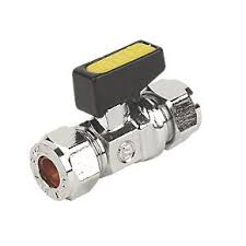 10mm Compression Mini Gas/Water/Oil Ball Valve (w/Lever)