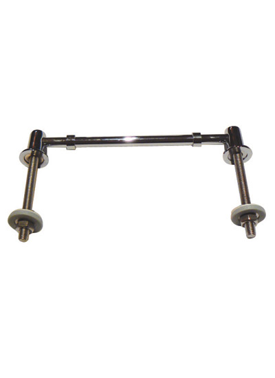 Pre-Packed Toilet Seat Fittings with Rod - Chrome Plated