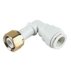 John Guest Speedfit 15mm Bent to 1/2" Tap Connector 