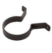 68mm Round Downpipe Clip - Black
