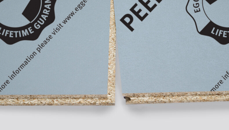 22mm P5 Egger Peel Clean Xtra Chipboard Flooring & Film Top (2400 x 600mm / 8' x 2')