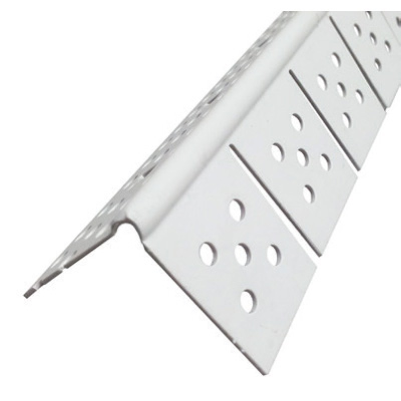 PVCu Plastic 2.5m Flexible Arch Angle Bead 2mm