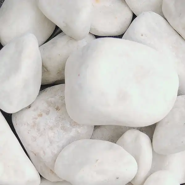 LRS White Cobbles (40-90mm) - Decorative Aggregate - 20kg