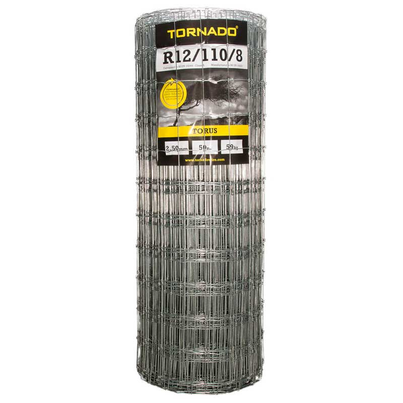 Tornado R10/90/5 Torus HT (High Tensile) 900mm Horse Fencing Wire Net - 50m Roll
