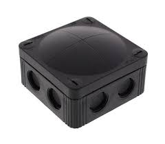85x85x51mm IP67 Wiska Junction Box - Black