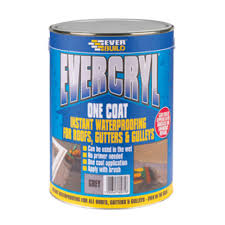 Everbuild Evercryl One Coat Flexible Membrane - Clear (1kg)