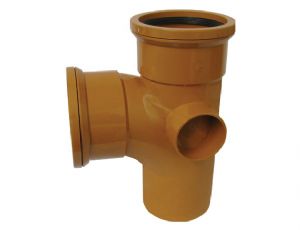 110mm Underground 90' tee Double Socket Junction