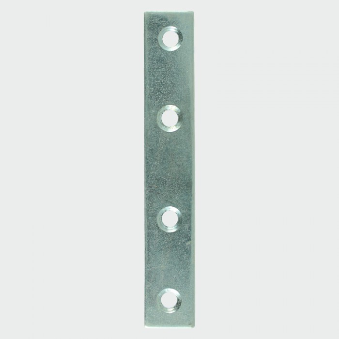 Timco 100mm x 16mm Mending Plates (Zinc Plated) - Pack of 4