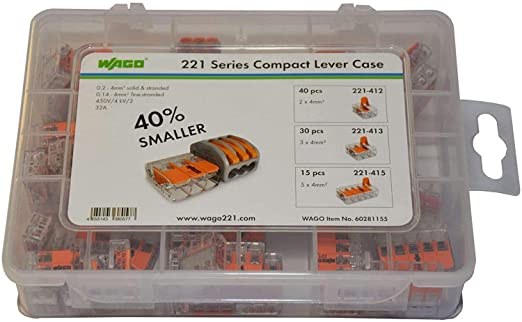 Wago 221 Series Selection Case (85 Piece Mixed Kit)