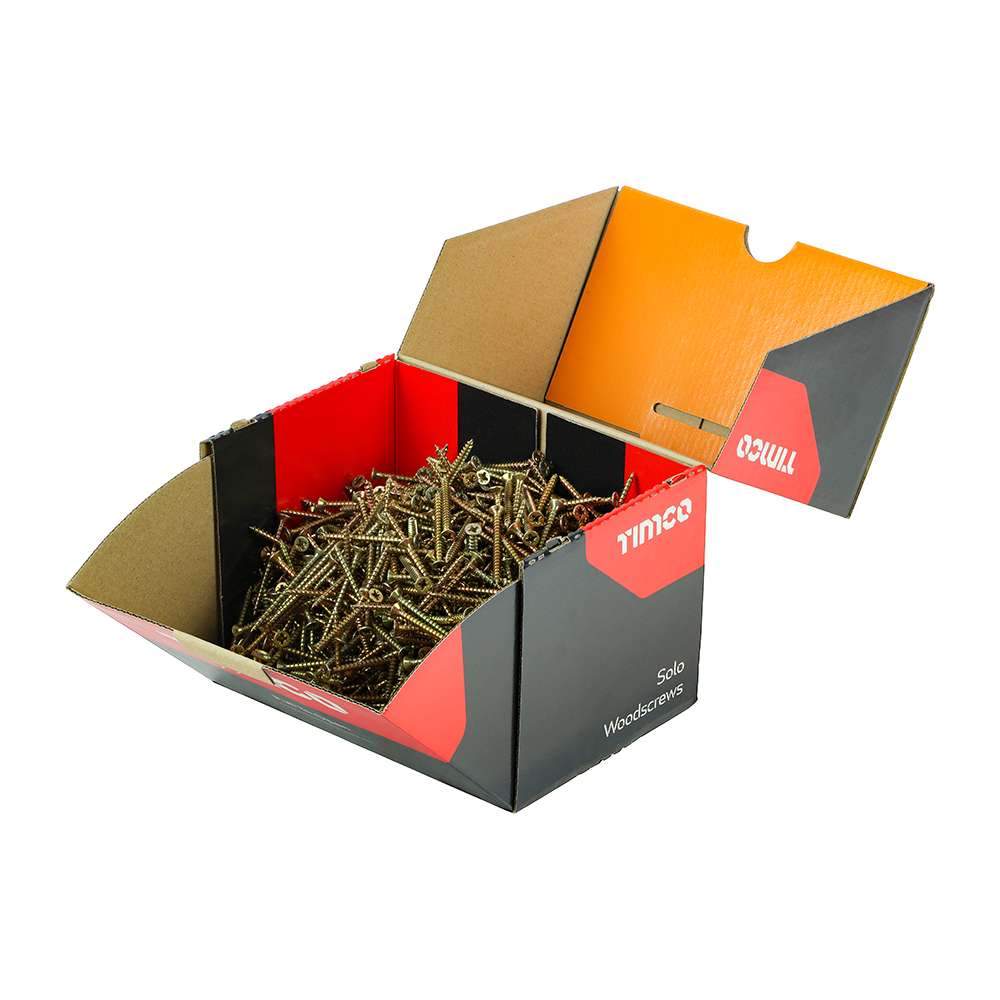 5.0 x 50mm INDUSTRY PACK Solo Woodscrews - PZ2 - Double Countersunk (Industry Box of 1000)