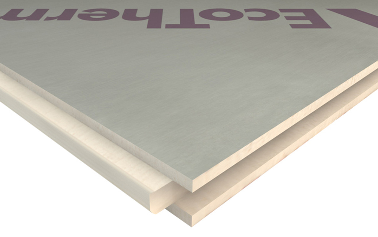 Ecotherm Eco-Cavity Full Fill Cavity Wall PIR (Tongue and Groove) Insulation Board 1200x450x90mm - Pack of 4 (2.16m2)