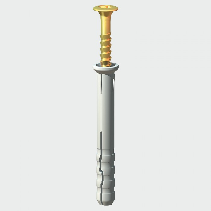 Nylon Hammer Fixings: M5 x 50mm (Box of 200)