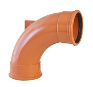 110mm Underground 90' Double Socket Rest Bend