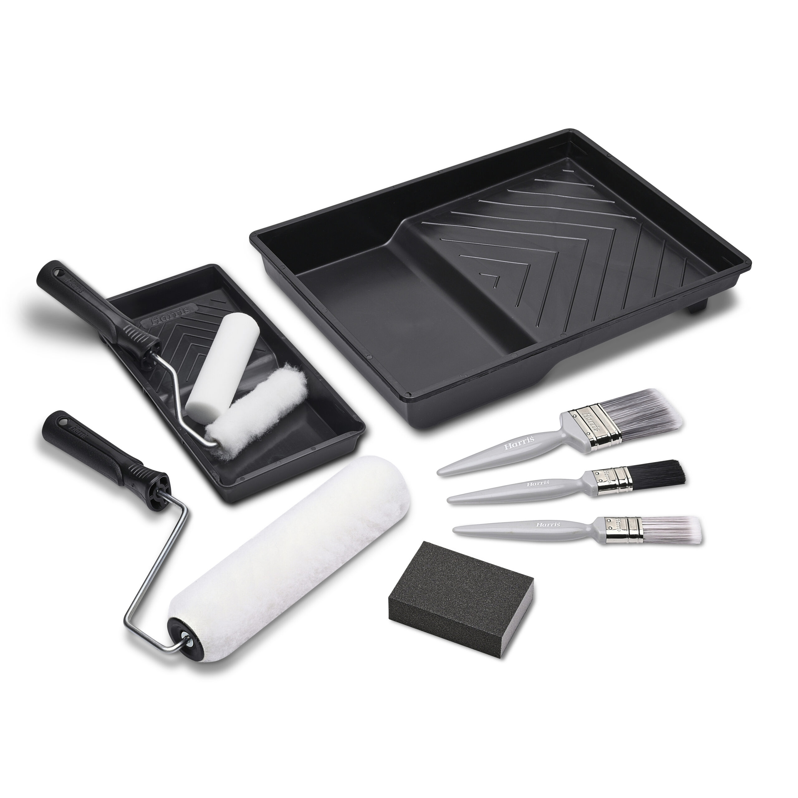 LG Harris - Essentials - 11 Piece Decorating Set (Rollers, Trays, Block & Brushes)