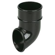 68mm Round Downpipe Standard Shoe - Black