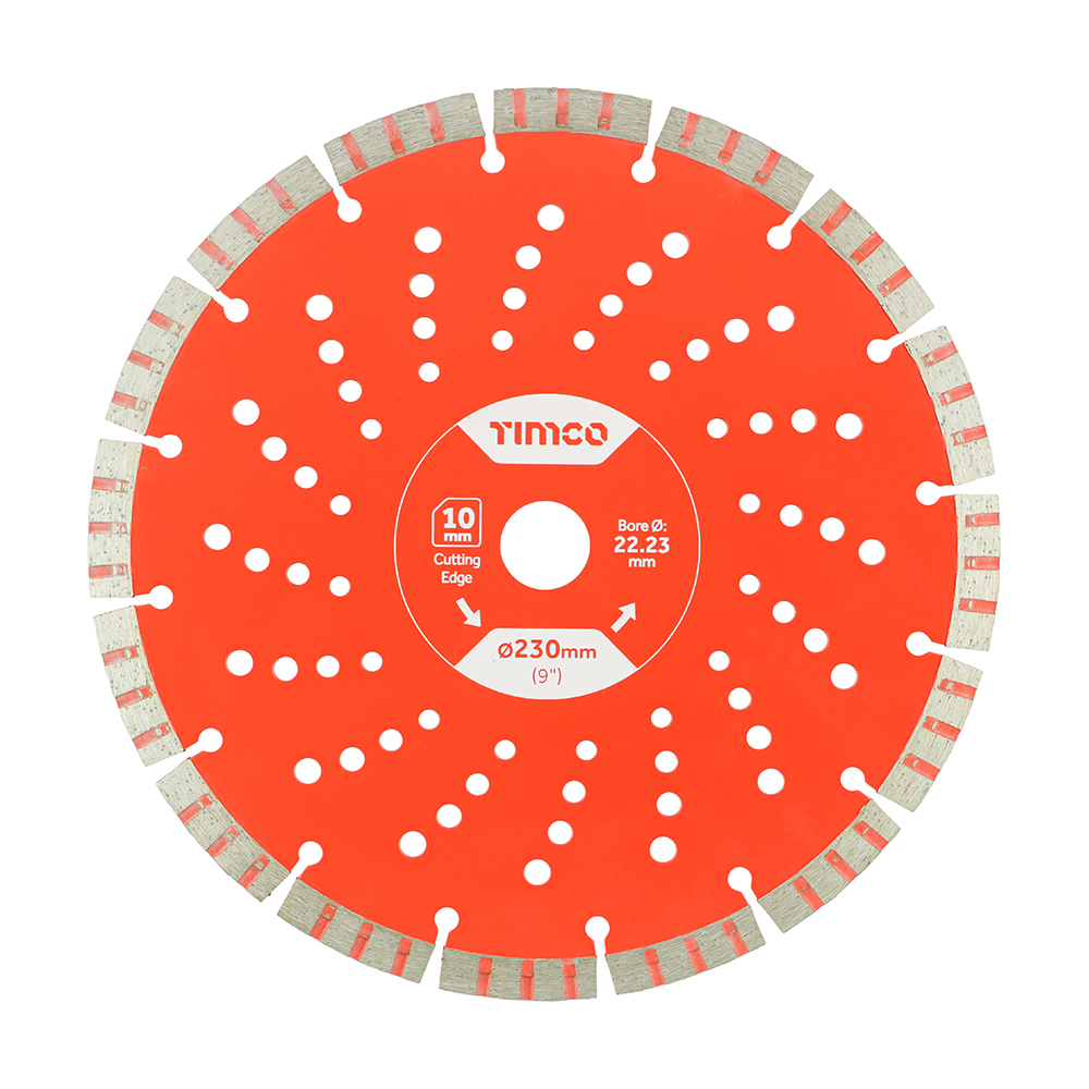 Addax Trade Diamond Laser Welded Blade/Disc (230 x 22.2mm)