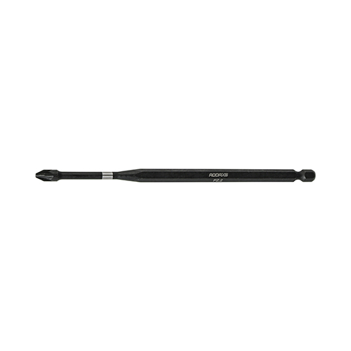 Addax X6 No2 Toughened Impact Pozi PZ2 Driver Bit - EXTENDED 150mm 