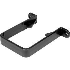 65mm Square Downpipe Clip - Black