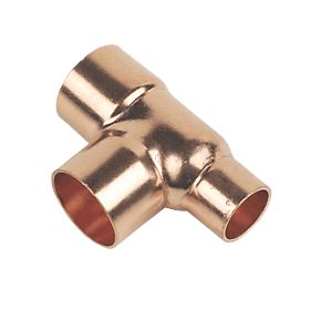 22mm Endfeed Reducing Tee 22mm x 15mm x 22mm