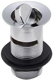 Swivel/Flip Plug Slotted Basin Waste 1.25"