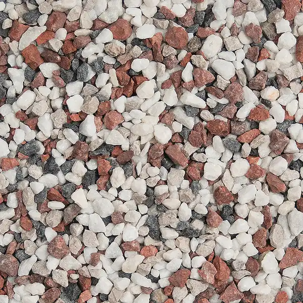 LRS Multi-Mix Red/Black/White (8-11mm Dashing Chippings Gravel) - Decorative Aggregate - 20kg