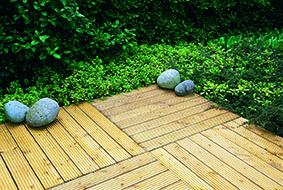 Forest Garden DTS Patio Deck Tile - 90x90cm - Pack of 4 