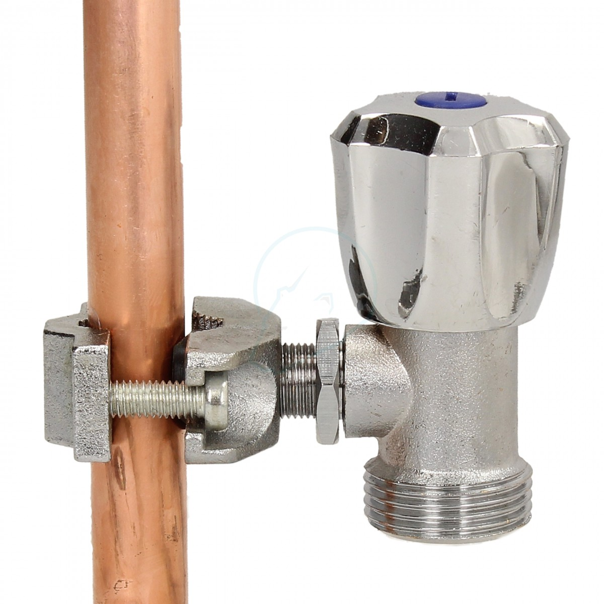 V&G 3/4" Self Cutting Washing Machine Valve - Chrome