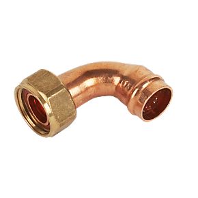 15mm Solder Ring Bent to 1/2" Bent Tap Connector