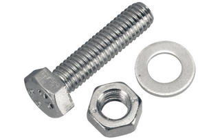 M6 x 50mm Hex Nut/Bolt/Washer Set (Pk of 8)