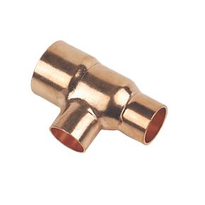 22mm Endfeed Reducing Tee 22mm x 15mm x 15mm