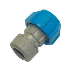Polyplumb 15 x 20mm MDPE Adaptor ( WITH 20mm insert)