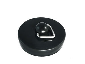 1 1/4" Basin Plug - Black