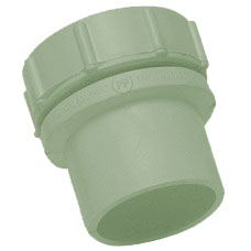 32mm Solvent Weld Waste Internal Screwed Access Plug - Olive Grey