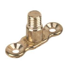 10mm Munsen Male Backplate Brass M10