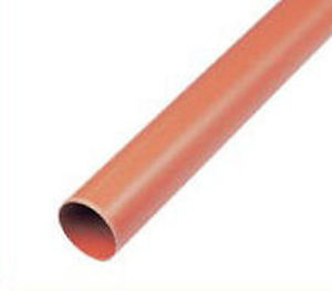 110mm Underground 3 Metre Plain Ended Pipe