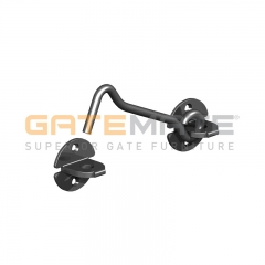 GateMate 150mm (6") Wire Pattern Cabin Hook - Black