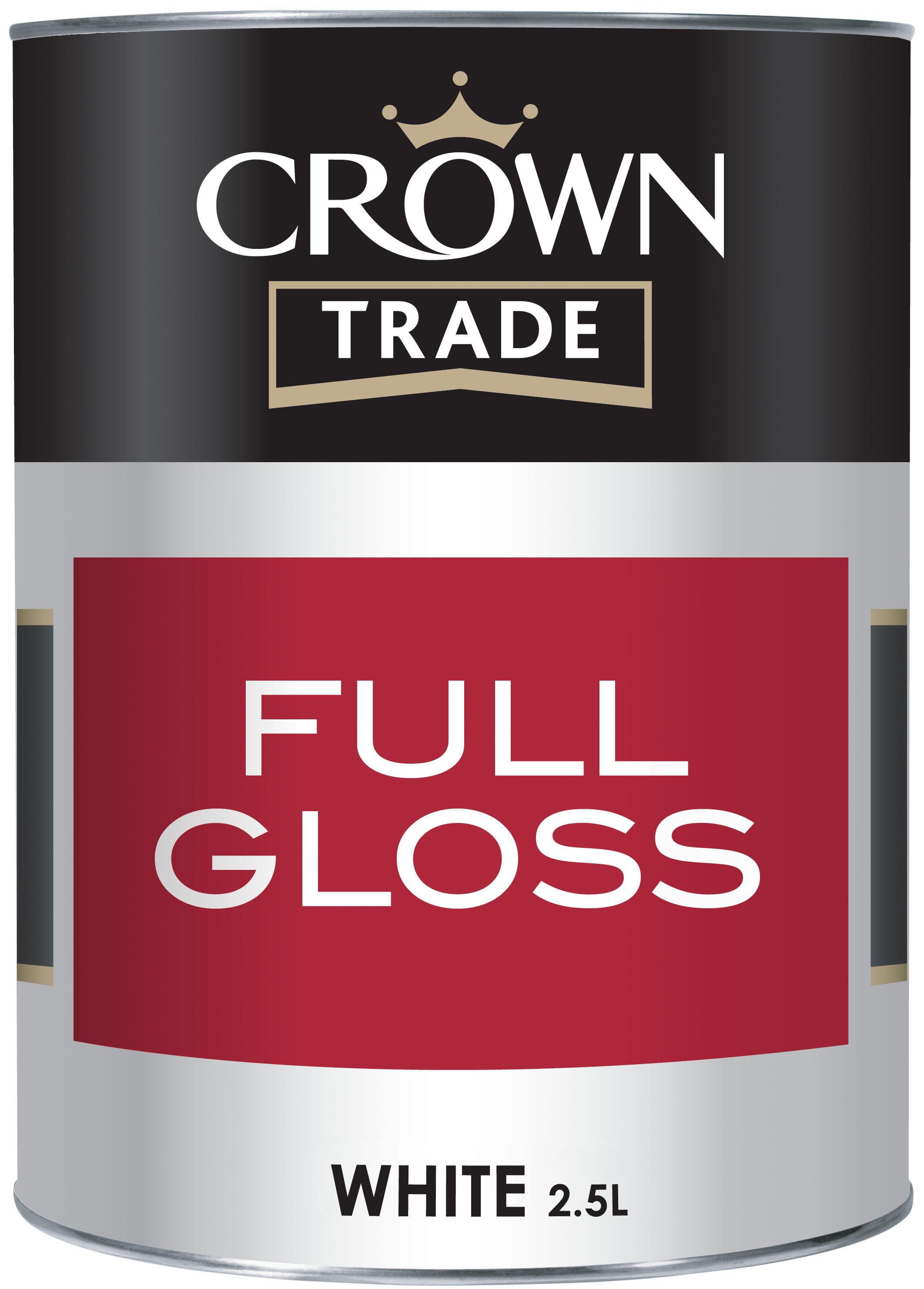 Crown Trade - Full Gloss - Brilliant White - 2.5L