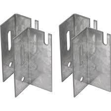 Universal 76mm Replacement Radiator Brackets (Pack of 4)
