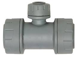 Polyplumb 22x22x15mm Branch Reducing Tee 