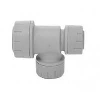 Polyplumb 22x15x15mm Branch End Reducing Tee 