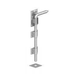 GateMate 18" (450mm) Garage Door Bolt - Galvanised