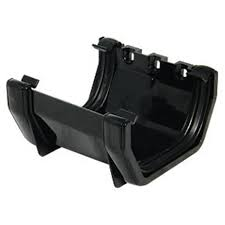 117mm Square Line Union Bracket - Black