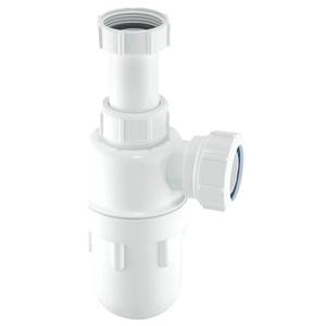 40mm Telescopic Bottle Trap: Telescopic Inlet. 76mm Seal