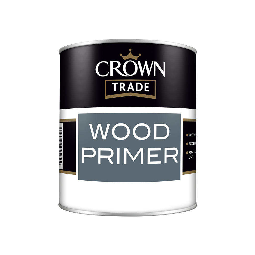 Crown Trade - Wood Primer - White - 1L