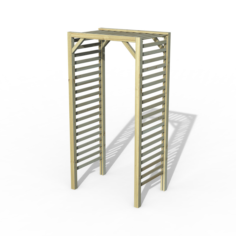 Forest Garden DTS Slatted Arch 