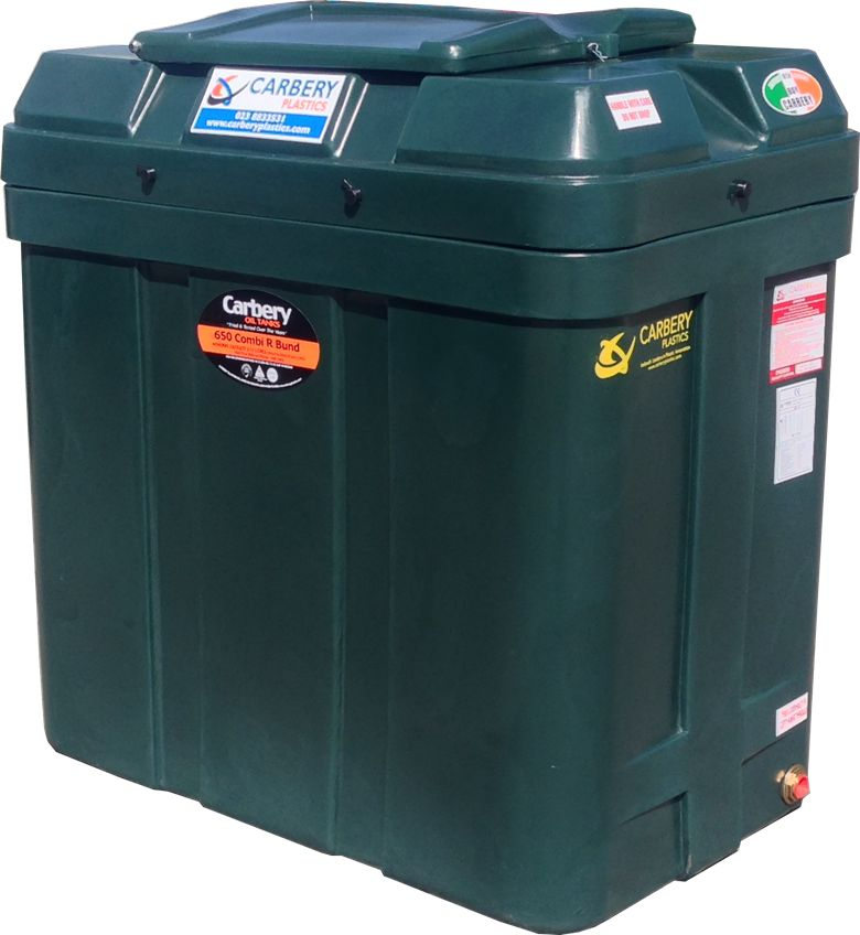 Carbery 650L Single Skin Oil Tank